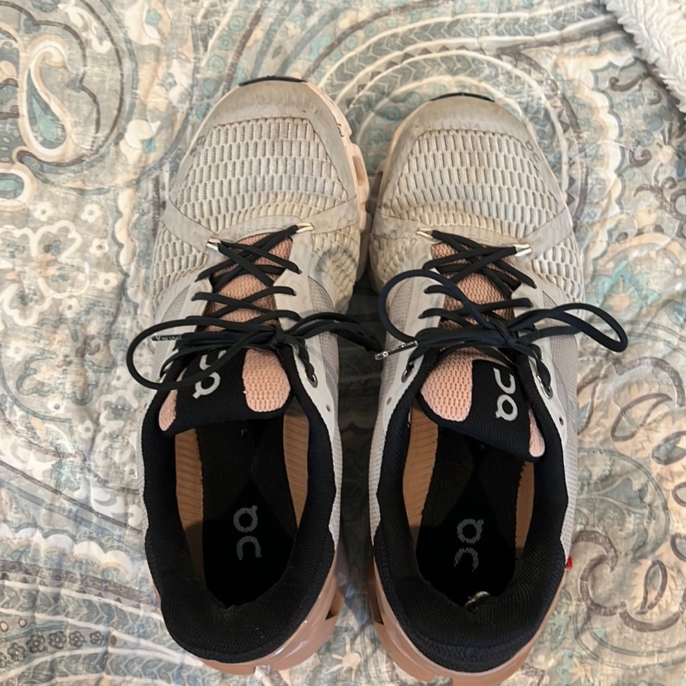 On cloud tennis shoes!